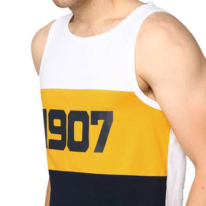 Camiseta deportiva OEM con logotipo personalizado para hombre, camisetas sin mangas para correr de malla, camiseta sin mangas para gimnasio, camiseta sin mangas para hombre - Product Image 5