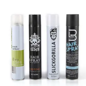 OEM Großhandel Styling Spray Fast Dry Langlebig Strong Hold Salon Barber Spritz 420ml Haarspray