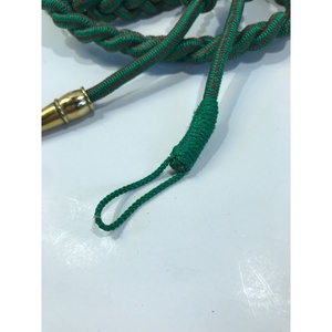 Aiguillette tout fil cordon de haute qualité pleine taille à la main avec fil d'or torsadé Aiguillette épaule britannique - Product Image 3