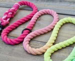 Custom Rope Hands Free Dog <b>Leash</b>, Rainbow Dog <b>Leash</b>, Summer Dog <b>Leash</b>, Over the Shoulder <b>Leash</b>, Waist Lead, Bright Dog <b>Leash</b> - Product Image 2