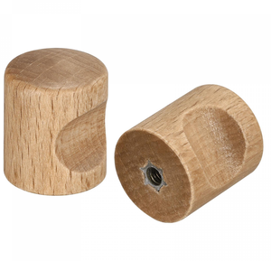 Taille personnalisée bois bureau à domicile meilleure vente poignée fini couleur ronde façonnage haute qualité bouton petite porte d'armoire en bois - Product Image 4