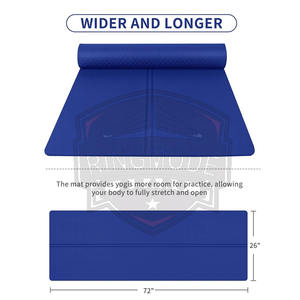 Tapete de Yoga Natural, Suave, Antideslizante, para Ejercicios, Multicolor - Product Image 4