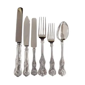 High Standard Royal Design Cutlery Set With 3 Knife Best High Quality Product For Royal Wedding Royal Parties Partyware Item