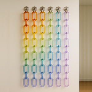 Chaîne de décoration murale Art déco Article en résine Article décoratif de chambre le plus adorable avec prix de vente complet en Inde - Product Image 1