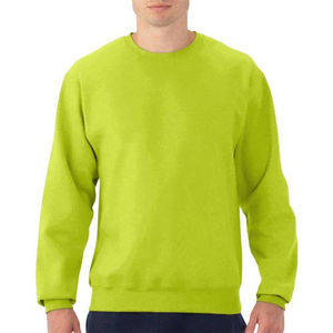 Sweatshirts pulls pour hommes personnalisés de haute qualité en gros en coton polyester brodé techniques teint uni - Product Image 1