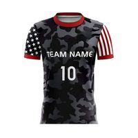 Maillot de football haute performance pour équipe, sublimation, respirant, léger, 100 % polyester, manches courtes, été