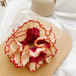 Tóc Đàn Hồi Scrunchy Ban Nhạc Rộng Lớn Fluffy Scrunchies Tóc Tie Phụ Kiện Quà Tặng Ý Tưởng Cho Phụ Nữ Cô Gái OEM Odm Made Trong Việt Nam - Product Image 3