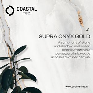 Glosture Supra ดีไซน์สีทองโอนิกซ์สำหรับห้องขนาด600x1200กันลื่นและต้านเชื้อแบคทีเรียขนาด60*120 - Product Image 3