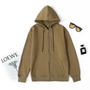Sudadera con capucha holgada con cremallera para hombre, sudadera de algodón grueso, ropa de calle informal, moda Otoño Invierno - Product Image 1