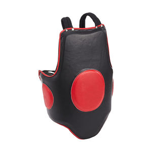 Protecteur de corps en cuir pour l'entraînement Taekwondo Arts martiaux Kick Boxing Shield pour la protection des côtes - Product Image 1