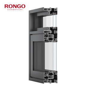 Fenêtres à battants en aluminium à double vitrage à rupture <span class=keywords><strong>de</strong></span> pont thermique NFRC, isolantes thermiquement et insonorisées, pour maison et villa - Product Image 3