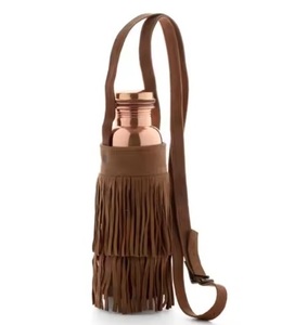 Botella de cobre elegante y a prueba de fugas para una bebida de hidratación saludable sin toxinas, vive mejor, Venta caliente de botellas de cobre con bolsa de transporte - Product Image 5