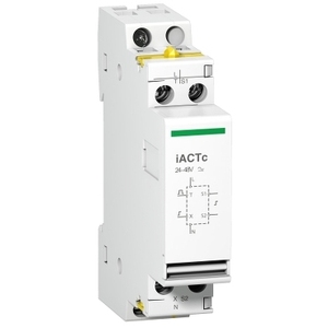 Per SCHNEIDER ELECTRIC A9C18309 Acti 9 Relè di Protezione con Doppio Ingresso di Controllo Ausiliario IACTc 24-48 V AC e Sistemi - Product Image 1