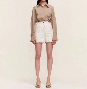 กางเกงขาสั้นหนังลำลองมาใหม่ผ้าใยสังเคราะห์เป็นมิตรต่อสิ่งแวดล้อมสำหรับฝึกกีฬาฟิตเนส - Product Image 1