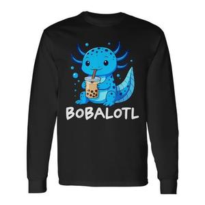 Camiseta de manga larga para la categoría promocional Bobalotl Axolotl Boba Tea - Product Image 1