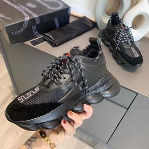 Zapatos de Diseñador de Alta Calidad, Zapatos Deportivos de Moda para Hombre y Mujer, Zapatos Deportivos de Lujo Casuales para Caminar Estilo Versache Chain Reaction - Product Image 6