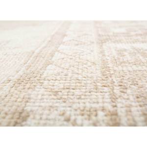 พรมขนสัตว์ถักลายเรขาคณิต สีเทียมเบจและสีน้ำตาล ขนาดใหญ่ รุ่น PKWL-4016 สำหรับตกแต่งห้องนั่งเล่นวัยรุ่น - Product Image 3