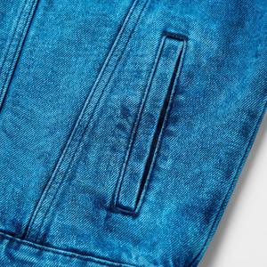 Veste en jean réversible délavée au soleil de haute qualité pour homme, style vintage streetwear, patchwork, collection personnalisée en gros - Product Image 5