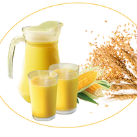 Poudre de boisson solide aromatisée au maïs et aux flocons d'avoine torréfiés en gros, OEM, pour thé aux bulles et thé santé, emballage en boîte et en sachet, Nouveau