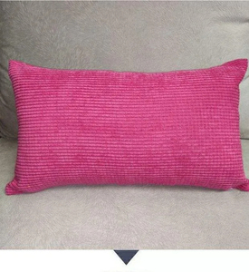 Luxury Cotton <b>Throw</b> Pillow for Living Room Sofa-Solid Pattern Customizable High Quality Stain Resistant Washable Magnetic Flame - Product Image 4