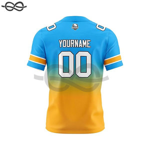 Maillot de football imprimé par transfert thermique, design OEM, couleur et logo personnalisés, kit d'entraînement unisexe pour adultes, meilleure qualité, vente chaude - Product Image 3