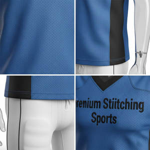 Maillot de football américain Créez votre propre design Polyester respirant Sans manches et avec manches en option - Product Image 5