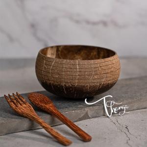 Tazón de Cáscara de Coco Natural Orgánico, Tazón de Ramen para Smoothies Hecho a Mano Ecológico, Plato de Cocina Sostenible, Regalo de Boda - Product Image 6