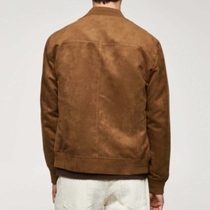 Top vente hommes Satin veste d'hiver High Street Baseball Style avec col montant personnalisable Logo avant nouveauté Design garçons - Product Image 6