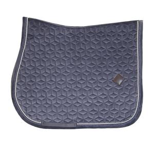 Juego de almohadillas negras para SILLÍN de doma equina, combinación perfecta para saltar y estilos occidentales, diseño de sublimación relleno de algodón - Product Image 2