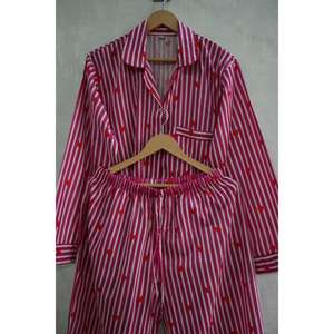 Conjunto de Pijama de Verano de Algodón con Estampado Floral Hecho a Mano para Mujer, Suave, Transpirable, de Secado Rápido, Informal, de Lujo, Ropa de Dormir - Product Image 3