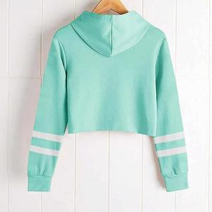 Nouveau style 2025 – Sweat à capuche court pour femme, haute qualité, imprimé décontracté, personnalisable OEM/ODM, streetwear - Product Image 2