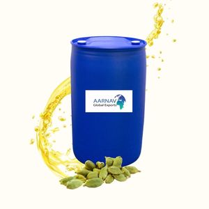 AARNAV GLOBAL EXPORTS Huile essentielle de graines de cardamome pure Elettaria Cardamomum Blanchissant Distillation à la vapeur Certifié GMP Haute qualité - Product Image 1