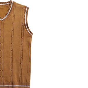 Easy to Wear Best Selling Men's Women's <b>Sleeveless</b> <b>Sweaters</b> High Quality with All Sizes Colors & Embroidery Decoration Low MOQ - Product Image 2