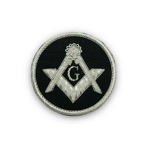 Custom Fabric Logo Custom Twill Fabric Adhesive Merrow Border Hand Made Badges Embroidered on Badges of Fabric Material - Product Image 1