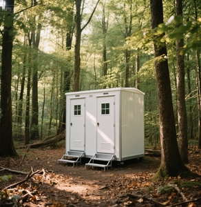 Toilettes portables à installation rapide pour chantier extérieur, remorque de toilettes préfabriquées en panneaux sandwich en acier, écologiques, durables, ISO9001 - Product Image 2