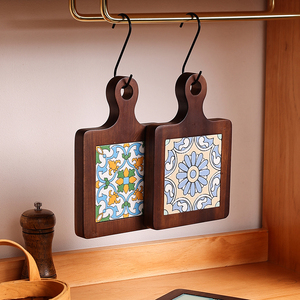 ขาตั้งสามขาทำจากไม้สำหรับทำอาหารจานไม้สำหรับกระทะและหม้อ - Product Image 2