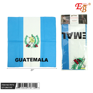 13 \ "x21 \" Bandana personalizzata 288 pz 24DZ/CS 100% cotone stampa cachemire Bandana quadrata per uso sportivo ed esterno - Product Image 1