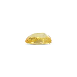 Saphir Jaune Naturel de 4,83 Carats (Pukhraj) - Pierre Précieuse Facettée Taille Émeraude - Product Image 2