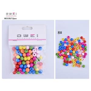 Cuentas de madera hechas a mano 12u/c Diseño único de calidad superior para la fabricación de joyas y decoración del hogar - Product Image 1