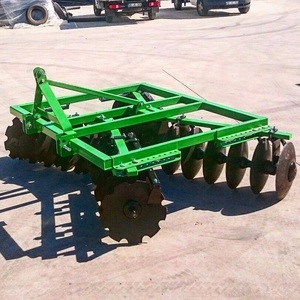 Herse à disques déportée agricole automatique robuste, montée sur tracteur, pour le labourage des terres, avec composants à engrenages, d'occasion/neuve - Product Image 1