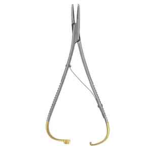 Portaagujas Mathieu TC de 140mm Instrumento quirúrgico Premium, agarre de precisión para sutura y procedimientos precisos - Product Image 2