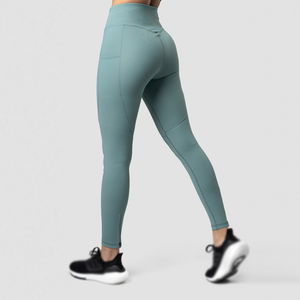 Venta al por mayor de moda Casual Leggings de compresión de las mujeres de cintura alta característica transpirable - Product Image 2