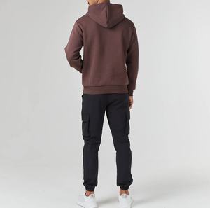 Sweat à capuche streetwear surdimensionné pour hommes pull en coton épais vente en gros conception vierge logo personnalisé disponible approvisionnement direct d'usine - Product Image 3