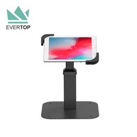Support de tablette incurvé télescopique de sécurité pour comptoir LST06-D 7'', 10'', 13'' pour iPad et tablettes Android Samsung