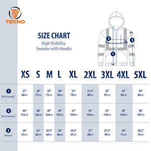 Sweat à capuche de travail réfléchissant haute visibilité personnalisé de haute qualité Tissu léger et durable pour la construction et l'utilisation industrielle Service OEM - Product Image 6