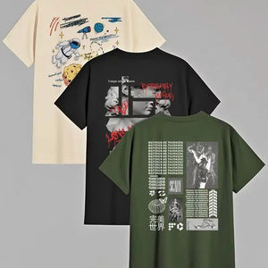 Ropa de calle de gran tamaño camiseta gráfica hombres mujeres astronauta estampado Vintage estatua Harajuku estética Hip Hop camiseta urbana - Product Image 5