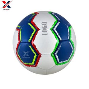 Ballon de football en cuir PVC de haute qualité, taille 5, durable, pour adultes et enfants, divertissement, entraînement professionnel, vente en gros - Product Image 6