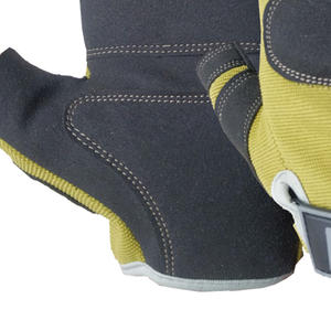 Gants de mécanicien professionnels personnalisés de haute qualité en gros Gants de mécanicien demi-doigts à bas prix fabriqués au Pakistan - Product Image 6