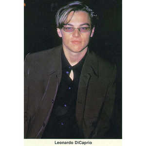 Tarjeta postal de Leonardo DiCaprio para personalizar etiquetas y tarjetas de joyería - Product Image 1