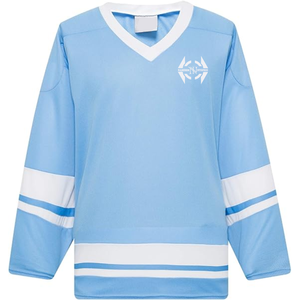 Camisetas de Hockey Sublimadas Personalizadas de Primera Calidad, Uniformes de Hockey sobre Hielo Unisex con Cordones, Transpirables y de Secado Rápido - Product Image 1
